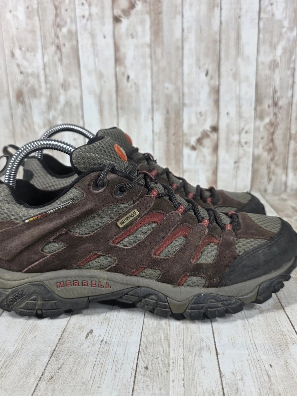 Merrell Moab Waterproof Hiking Shoes Men's Size 7 Espresso Trail Boots